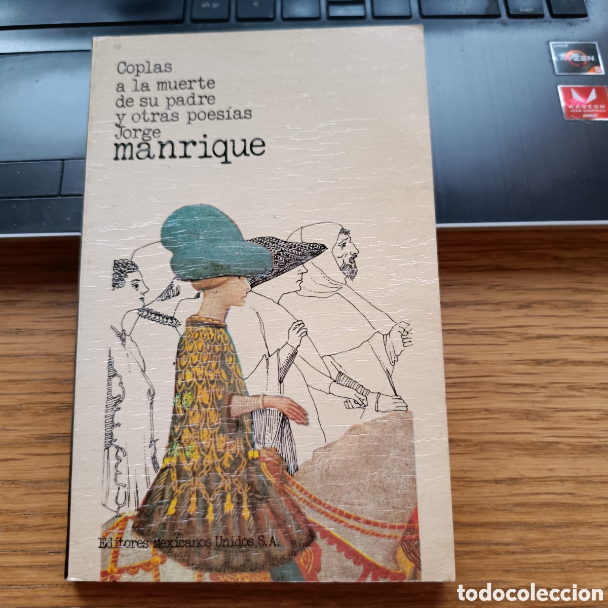 Libros de segunda mano: JORGE MANRIQUE - COPLAS A LA MUERTE DE SU PADRE Y OTRAS POES&Iacute;AS - EDITORES MEXICANOS UNIDOS 1980