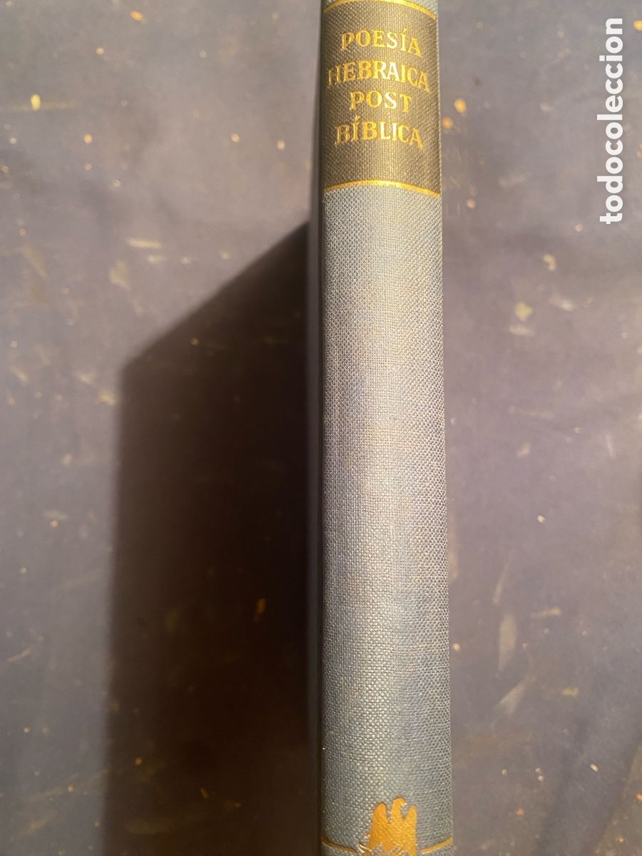 Libros de segunda mano: JOSE MAR&Iacute;A MILLAS VALLICROSA: - LA POES&Iacute;A HEBRAICA POSTBIBLICA - (JOSE JANES ,1953)