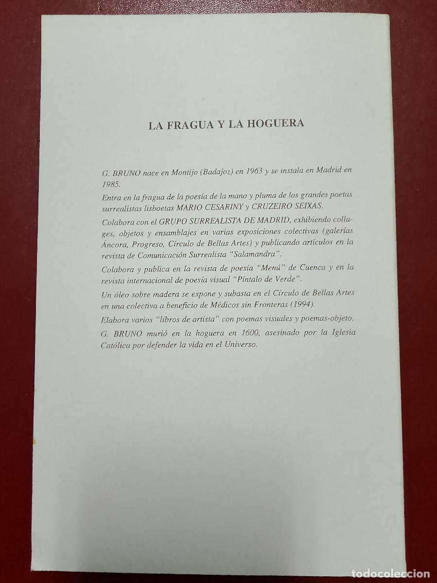 Libros de segunda mano: G. Bruno: Aduar gitano (poemas 1990-1995) - Foto 2