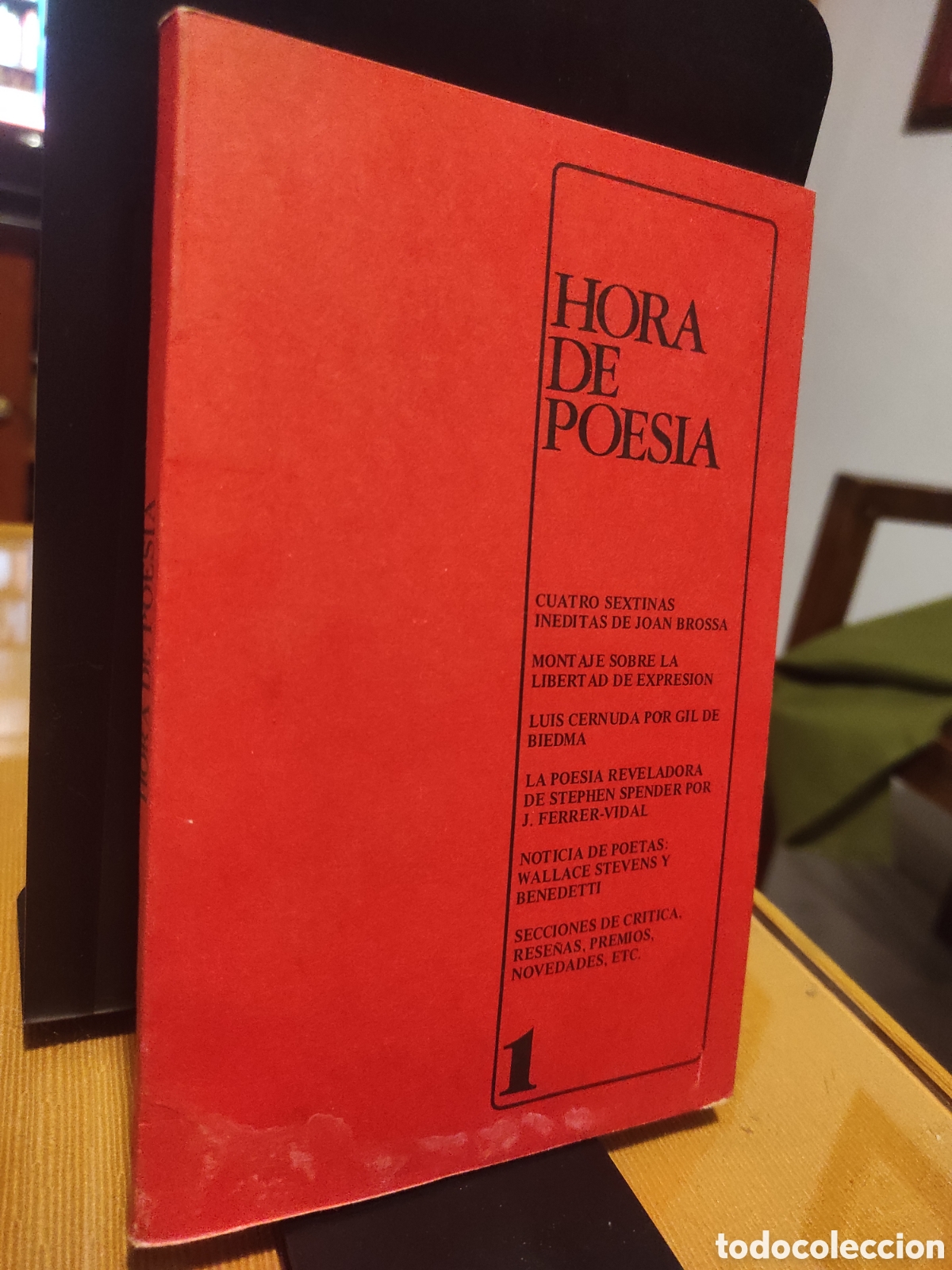 Libros de segunda mano: HORA DE POES&Iacute;A. N&ordm; 1. Publicaci&oacute;n Bimestral. Editor: Javier Lentini. (PEDIDO MINIMO 10&euro;)
