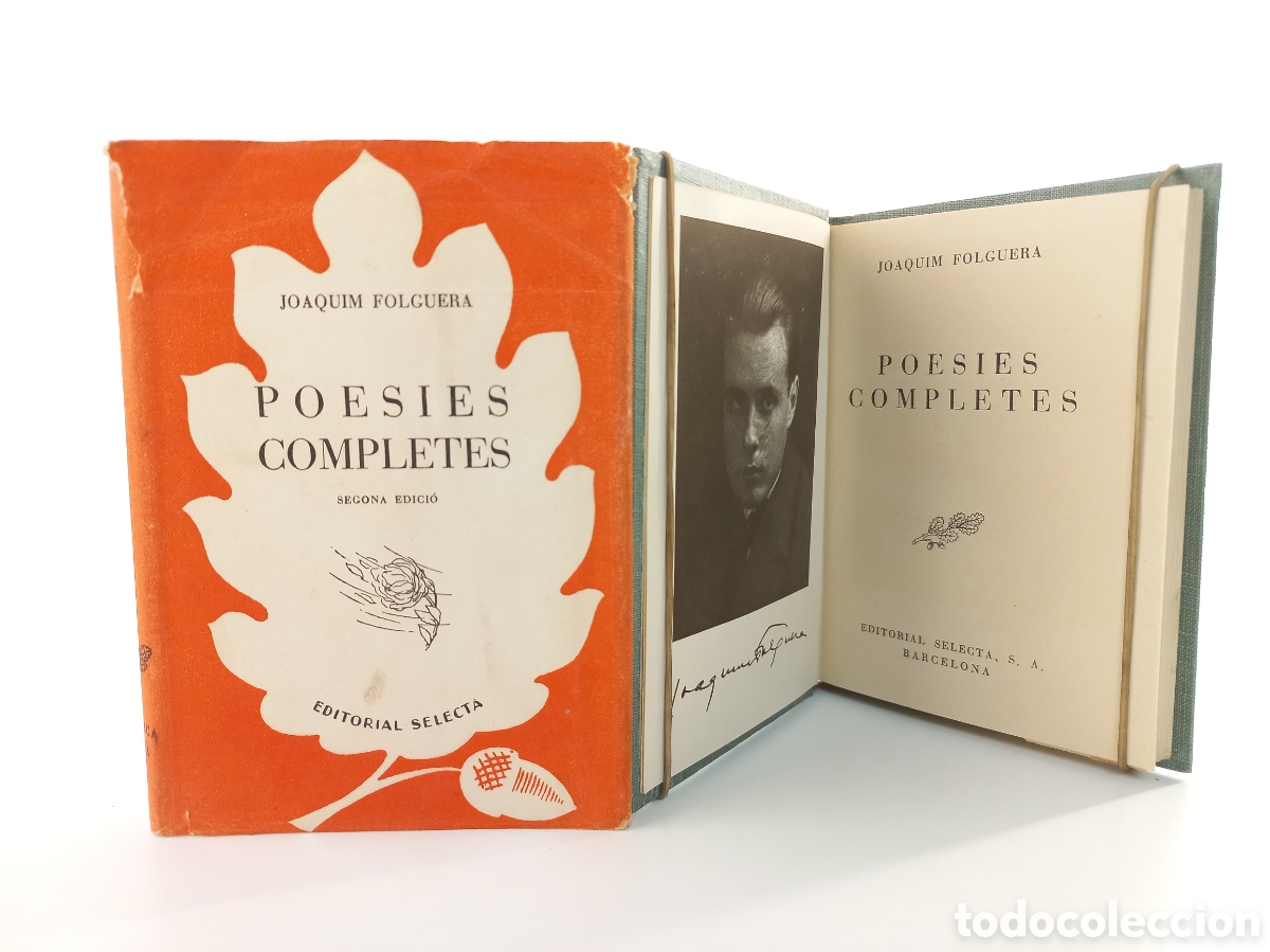 Libros de segunda mano: Poesies Completes Joaquim Folguera. Selecta, 1951. Catal&aacute;n.
