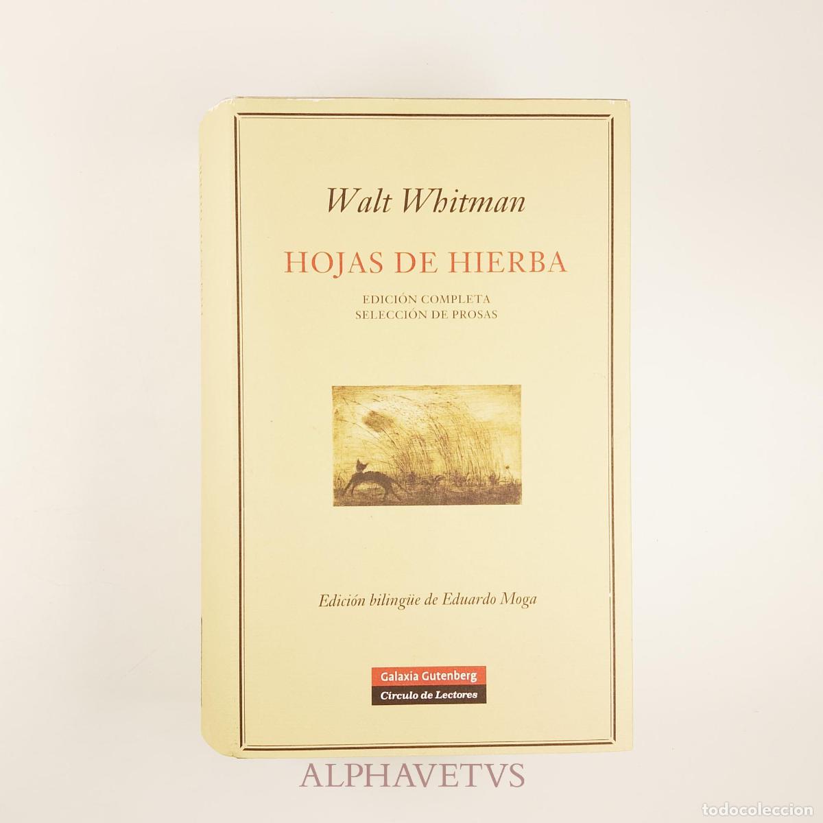Libros de segunda mano: Hojas de hierba - Walt Whitman, Eduardo Moga