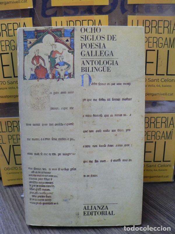 Libros de segunda mano: Ocho siglos poes&iacute;a gallega - Mart&iacute;n Gaite/Ruiz Tarazona - Alianza - 1972 - El libro de bolsillo