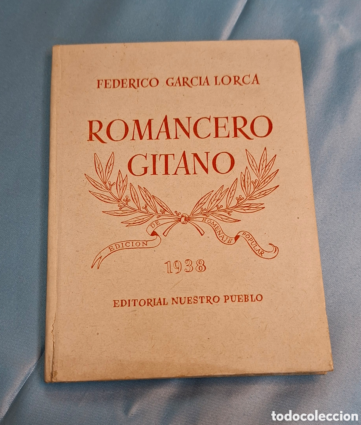 Libros de segunda mano: Romancero Gitano Federico Garc&iacute;a Lorca (Edici&oacute;n 1938)