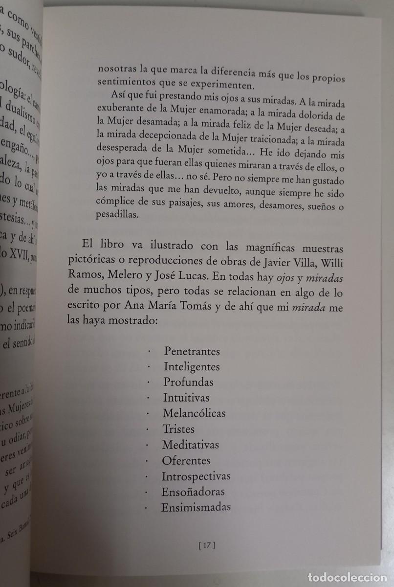 Libros de segunda mano: Miradas c&oacute;mplices, de Ana Mar&iacute;a Tom&aacute;s - Foto 3