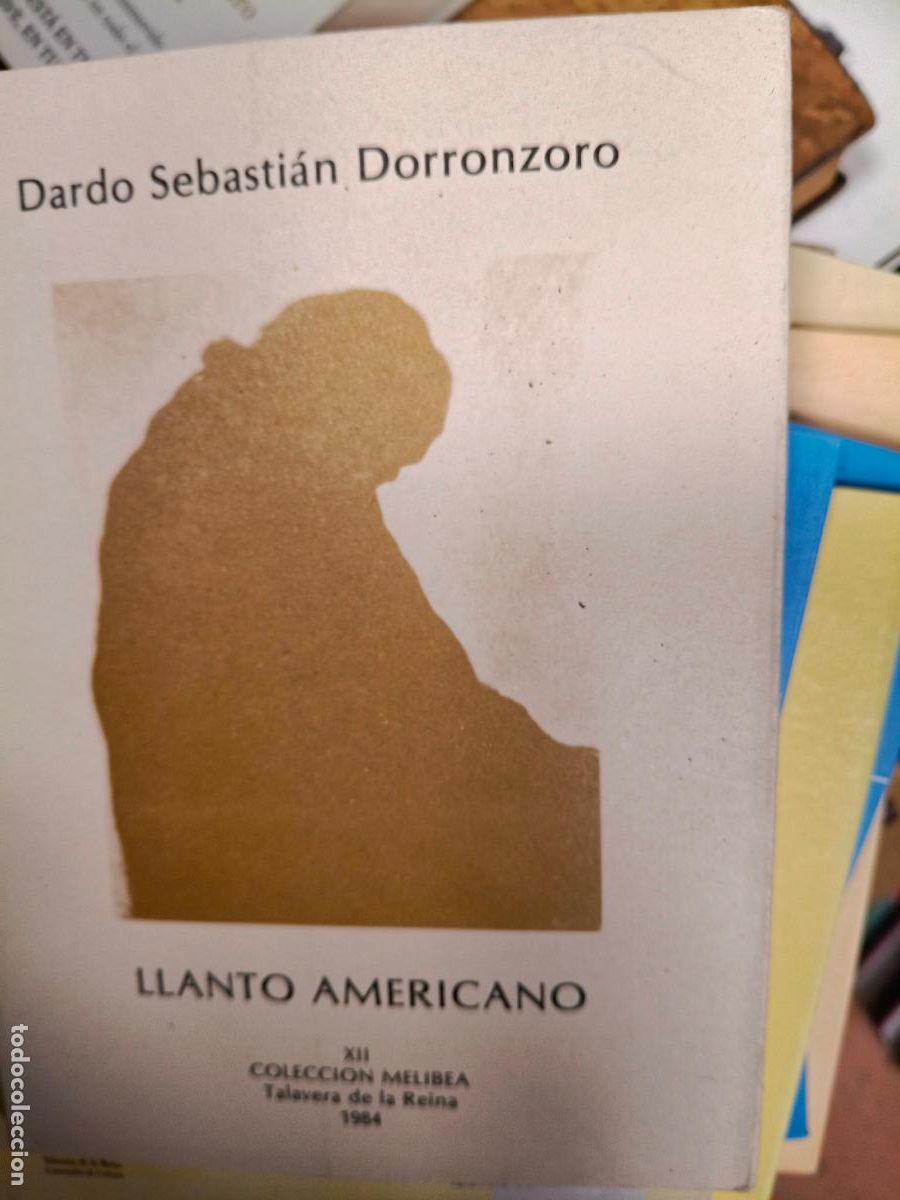 Libros de segunda mano: Llanto americano.- Sebasti&aacute;n Dorronzoro, Dardo