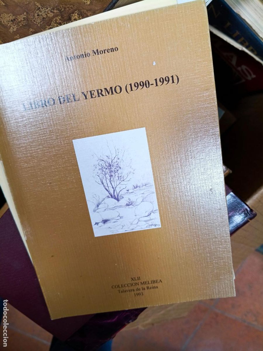 Libros de segunda mano: Libro del yermo (1990-1991) Antonio Moreno.