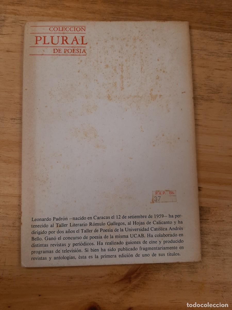 Libros de segunda mano: La orilla encendida - Leonardo Padr&oacute;n - Ediciones con Textos en 1985. - Foto 3