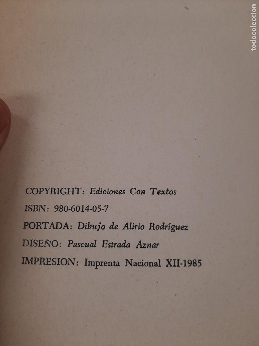 Libros de segunda mano: La orilla encendida - Leonardo Padr&oacute;n - Ediciones con Textos en 1985. - Foto 4