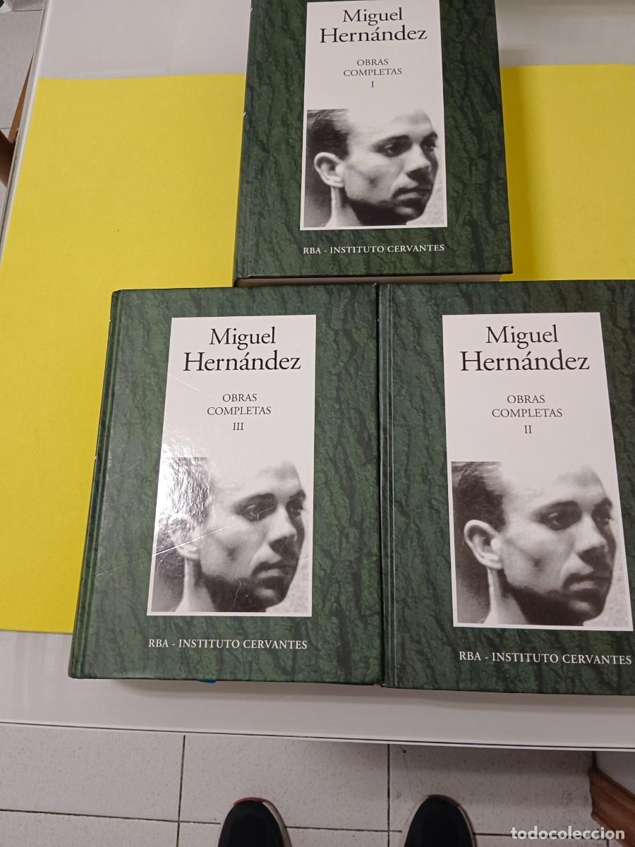 Libros de segunda mano: OBRAS COMPLETAS MIGUEL HERN&Aacute;NDEZ 3 TOMOS - Foto 3