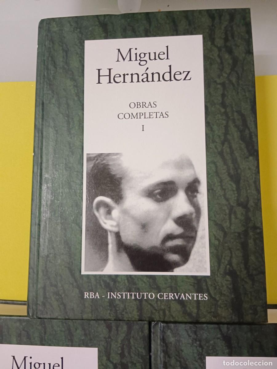 Libros de segunda mano: OBRAS COMPLETAS MIGUEL HERN&Aacute;NDEZ 3 TOMOS - Foto 4
