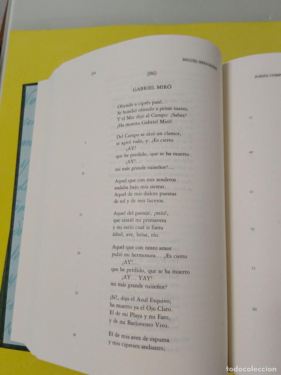 Libros de segunda mano: OBRAS COMPLETAS MIGUEL HERN&Aacute;NDEZ 3 TOMOS - Foto 9