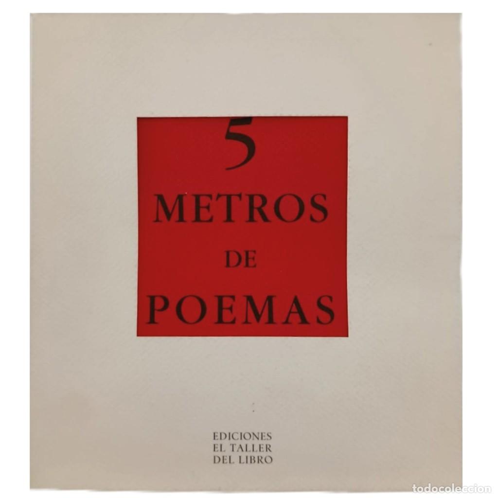 Gebrauchte B&uuml;cher: 5 METROS DE POEMAS (2004) - CARLOS OQUENDO DE AMAT - EJEMPLAR NUMERADO 183 - LIBRO-OBJETO DESPLEGABL
