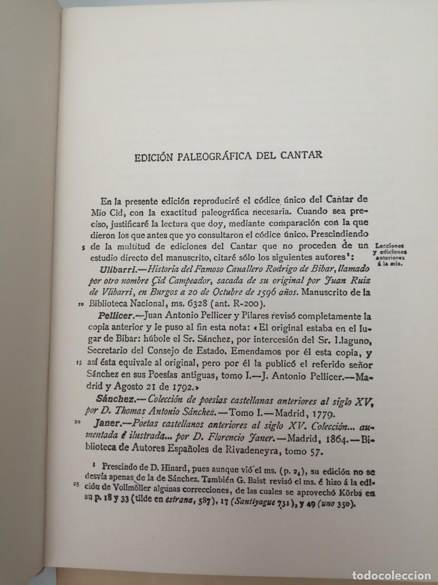 Libros de segunda mano: PACK 2 Facs&iacute;miles (DOS LIBROS) de Poema de Mio Cid - Foto 7