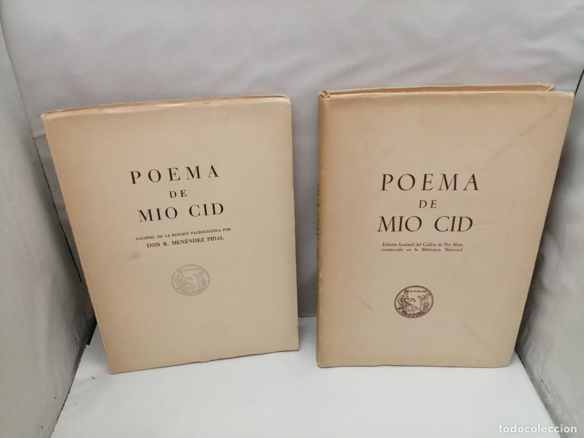 Libros de segunda mano: PACK 2 Facs&iacute;miles (DOS LIBROS) de Poema de Mio Cid - Foto 1