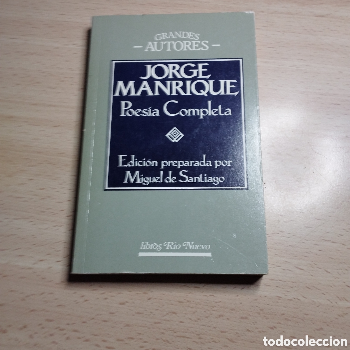 Libros de segunda mano: Poes&iacute;a completa. Jorge Manrique. 1989. Libros Rio Nuevo