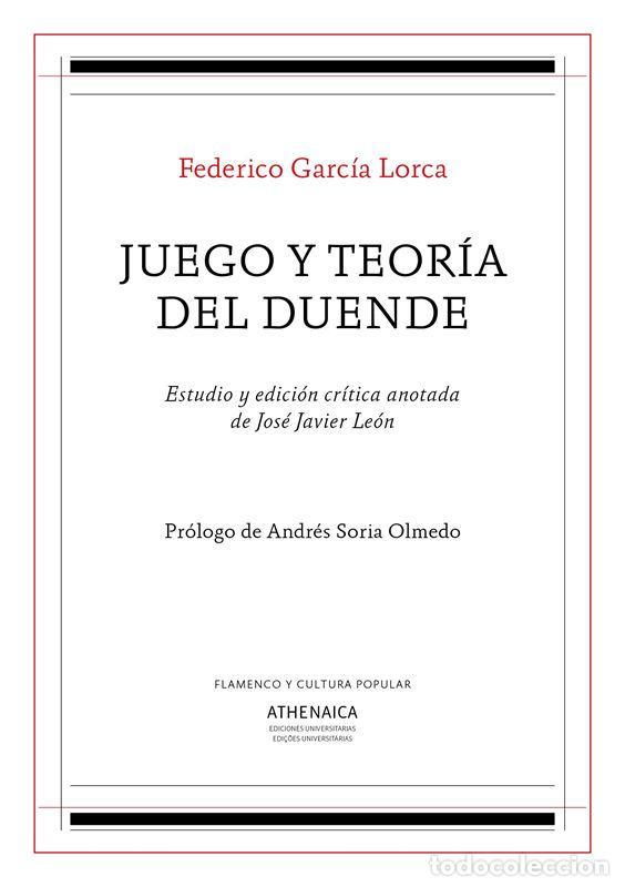 Libros de segunda mano: Juego y teor&iacute;a del duende. - GARC&Iacute;A LORCA, FEDERICO.