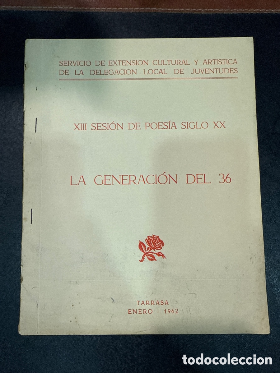 Libri di seconda mano: XII Sesi&oacute;n de poes&iacute;a siglo XX: La Generaci&oacute;n del 36