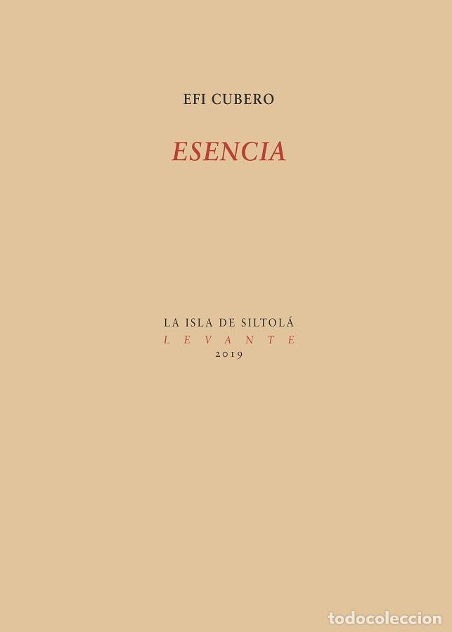 Libros de segunda mano: Esencia. - Cubero, Efi.