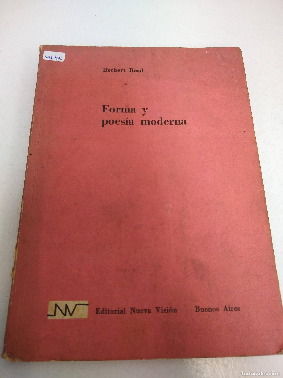 Livres d'occasion: Forma y poesia moderna - Hebert Read