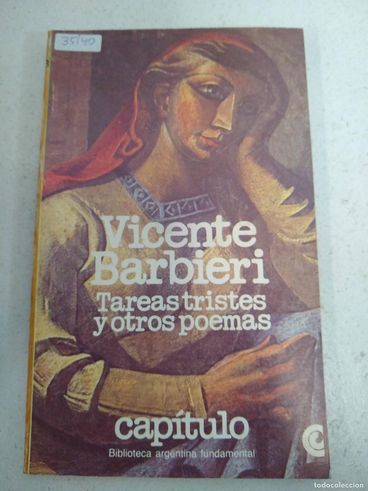 Second hand books: Tareas tristes y otros poemas - Vicente Barbieri