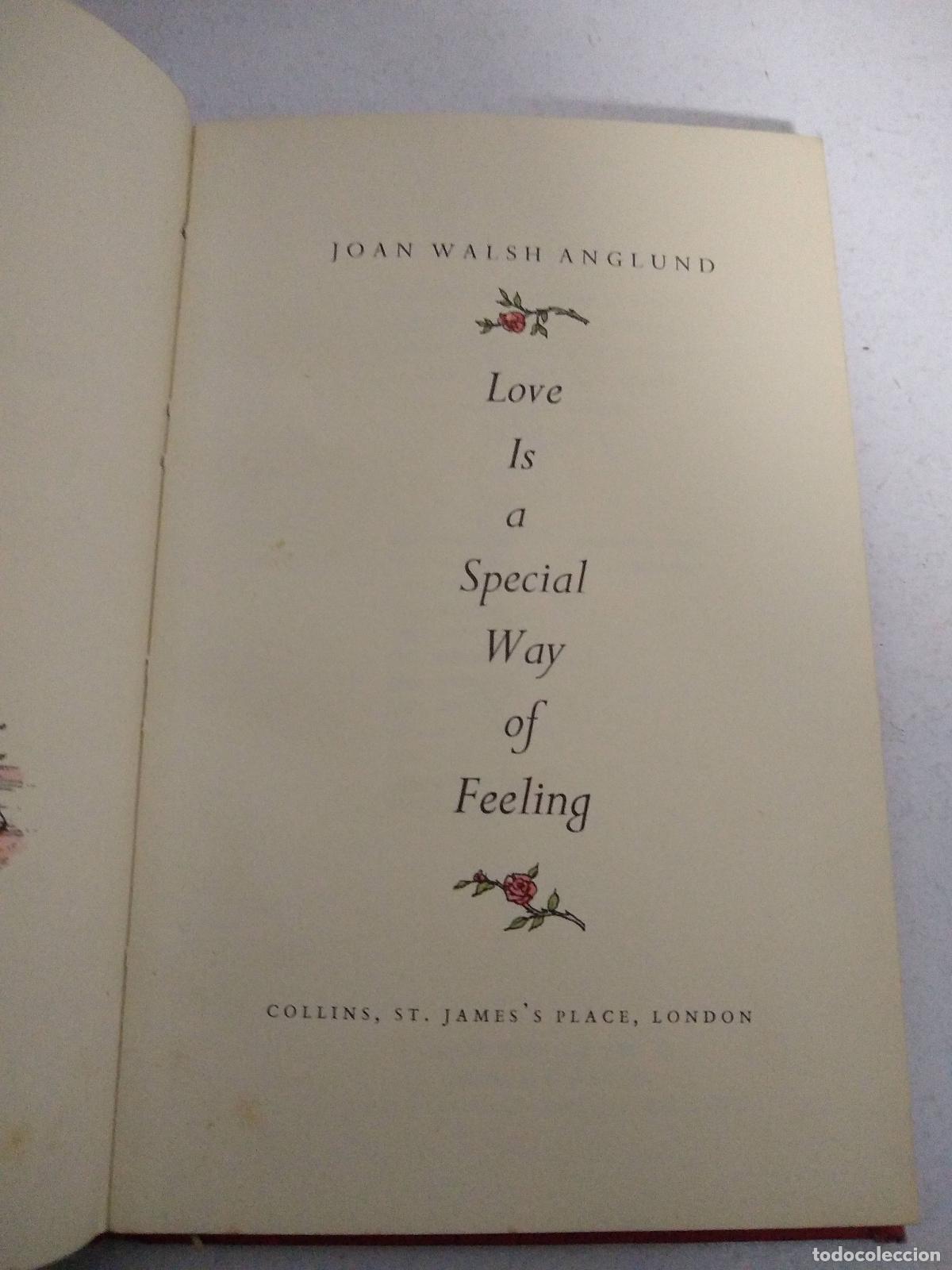 Second hand books: Love is a special way of feeling - JOAN WALSH ANGLUND
