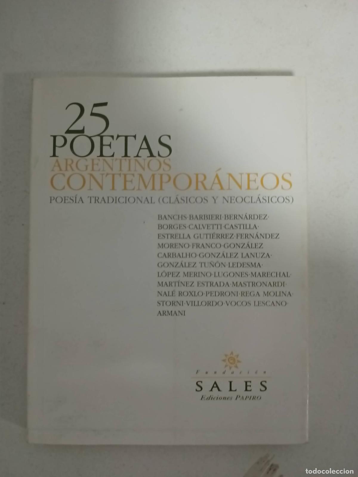 Libros de segunda mano: 26 Poetas Argentinos Contemporaneos. Poesia tradicional - Varios autores