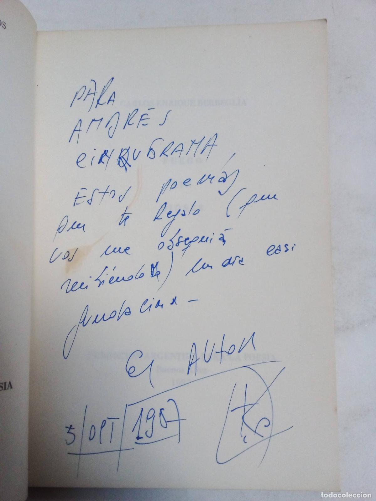 Gebrauchte B&uuml;cher: Fuego Sin Dioses (FIRMADO POR EL AUTOR) - Carlos Berbeglia