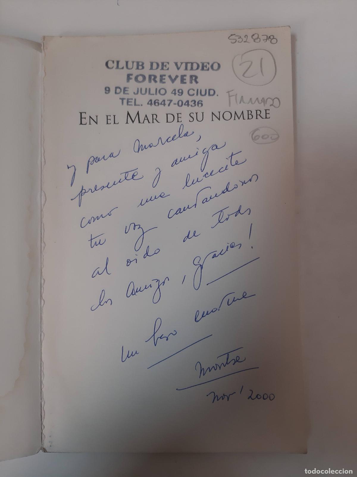 Libri di seconda mano: En El Mar De Su Nombre ( FIRMADO POR EL AUTOR ) - Maria Monserrat Bertran
