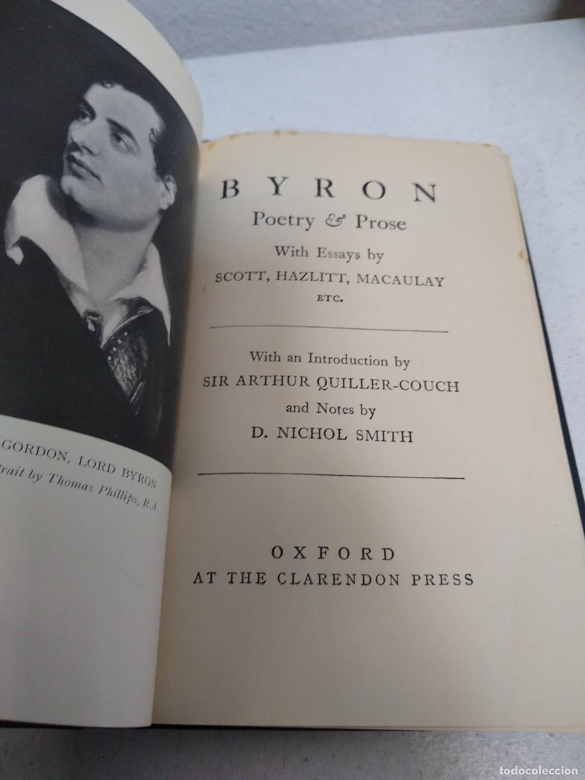 Second hand books: Poetry and Prose - Byron