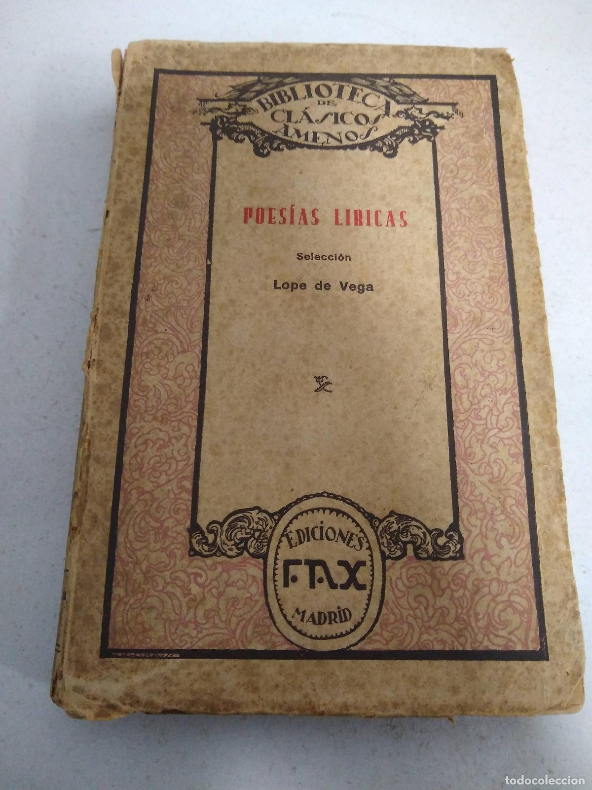 Gebrauchte B&uuml;cher: Poes&iacute;as L&iacute;ricas - Lope de Vega