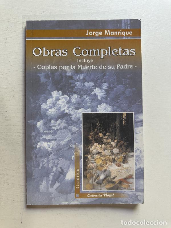 Libros de segunda mano: Obras completas - Manrique Jorge - Foto 1