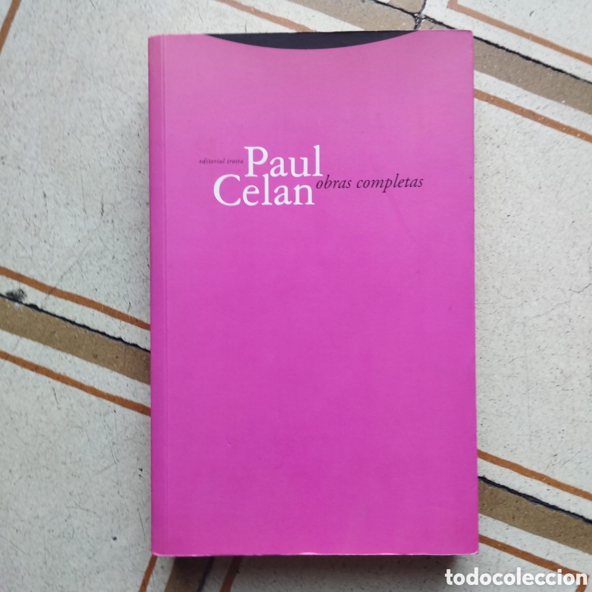 Libros de segunda mano: PAUL CELAN OBRAS COMPLETAS EDITORIAL TROTTA 2007