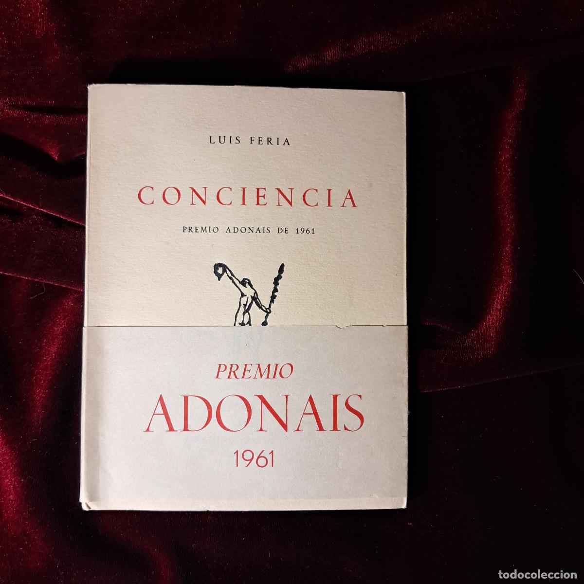 Libros de segunda mano: CONCIENCIA. 1&ordf; ed. Luis Feria. Rialp Adonais 1962