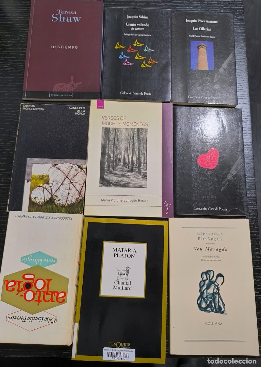 Libros de segunda mano: Lote de 9 libros de poes&iacute;a - Foto 1