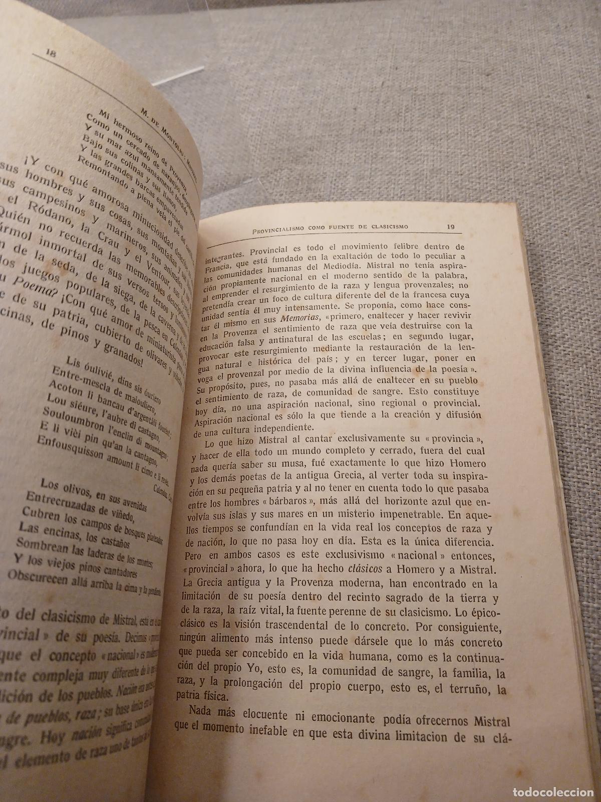 Libros de segunda mano: Mistral - Manuel de Montoliu - Foto 2