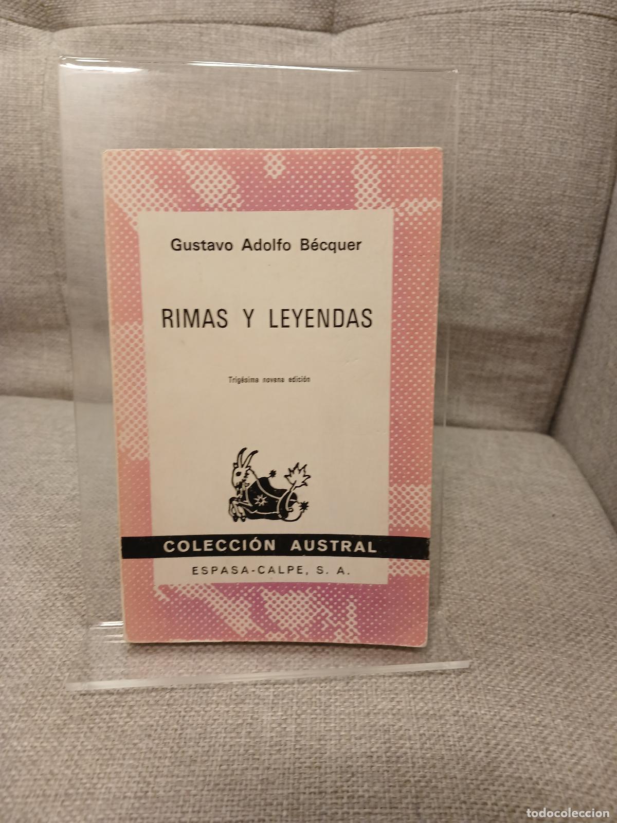 Second hand books: Rimas y leyendas - Gustavo Adolfo B&eacute;cquer