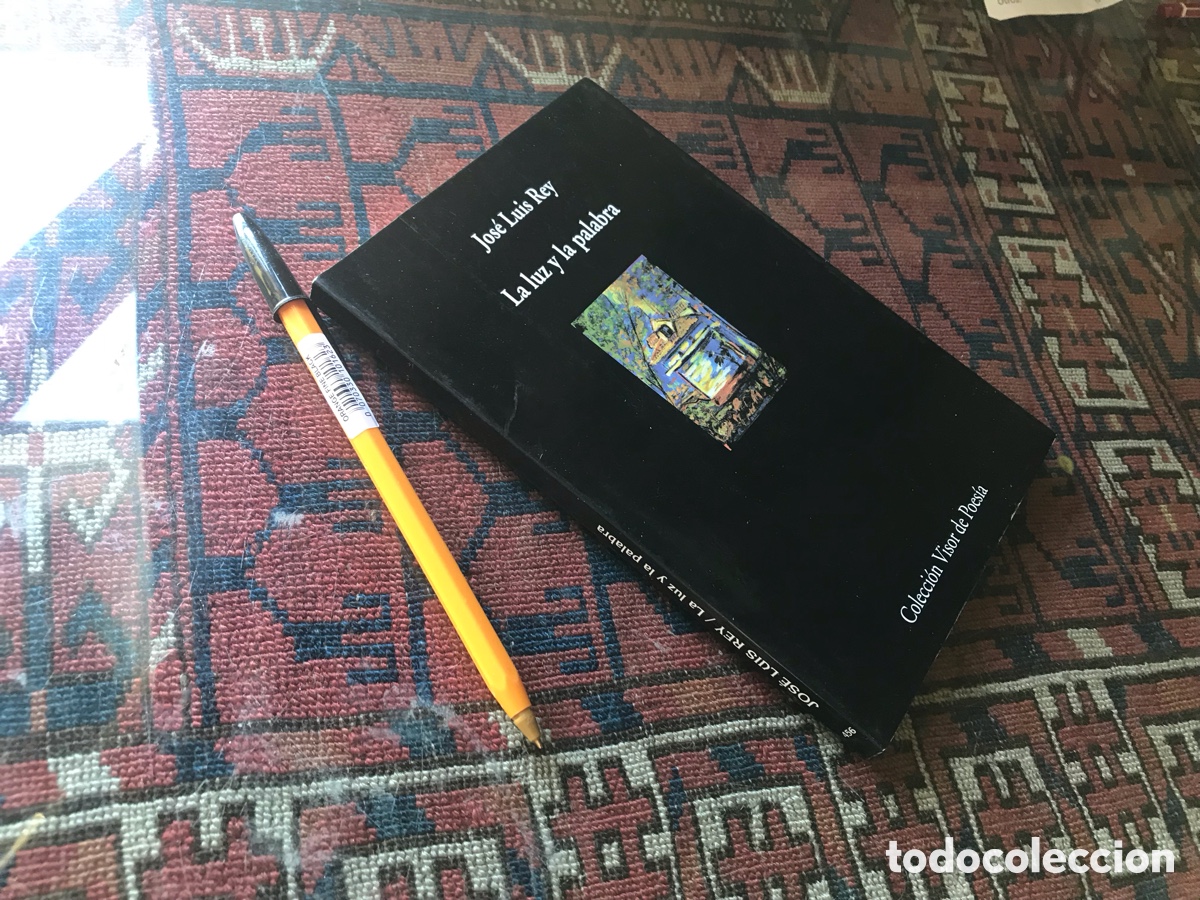 Libros de segunda mano: La luz y la palabra. Jos&eacute; Luis Rey. Colecci&oacute;n visor de poes&iacute;a n&ordm;456