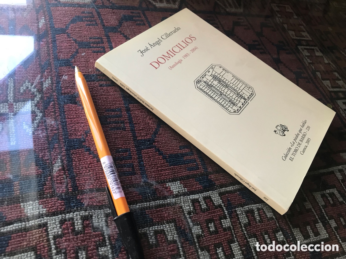 Libros de segunda mano: Domicilios. Antolog&iacute;a 1983-2004. Jos&eacute; &Aacute;ngel Cilleruelo. El toro de barro n&ordm; 220