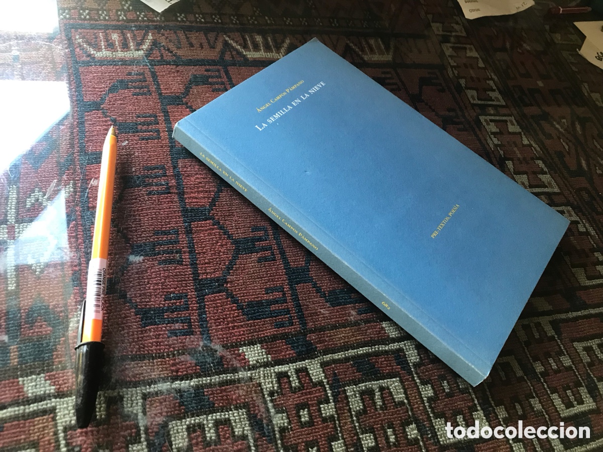 Libros de segunda mano: La semilla en la nieve. Angel Campos P&aacute;mpano. Pretextos poes&iacute;a n&ordm; 682