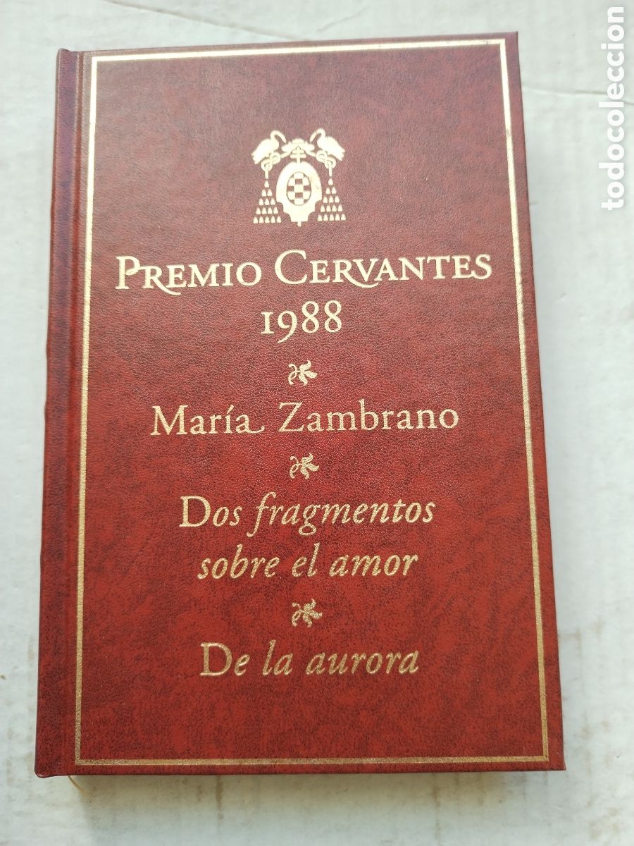 Libros de segunda mano: DOS FRAGMENTOS SOBRE EL AMOR-DE LA AURORA/MARIA ZAMBRANO
