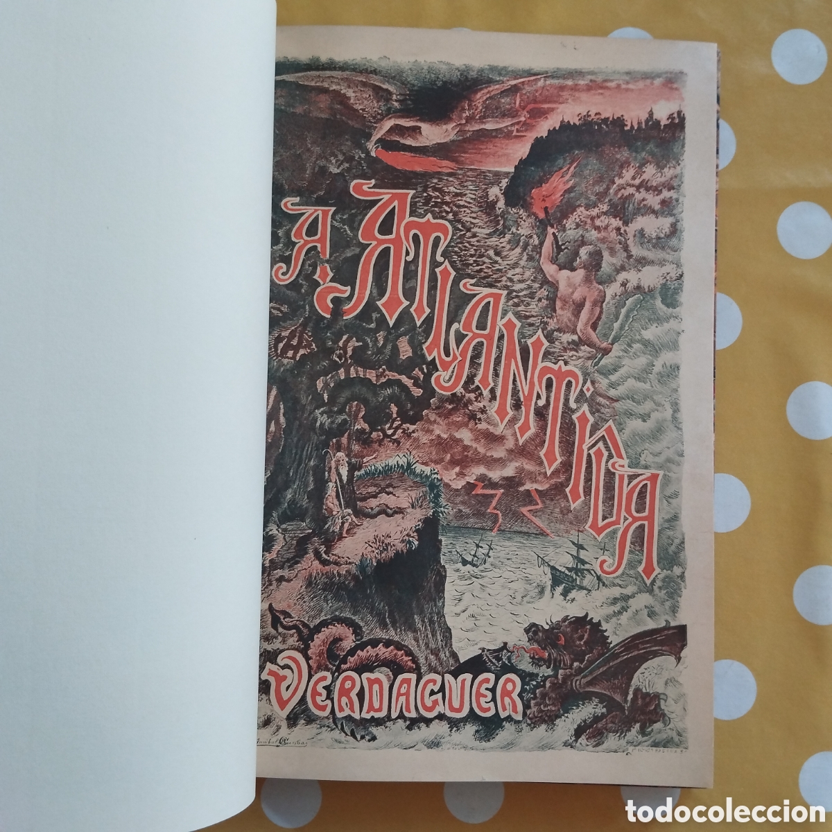 Libros de segunda mano: A ATL&Aacute;NTIDA JACINTHO VERDAGUER PORTUGU&Eacute;S JOSE M. GOMES RIBEIRO POEMA CATALAO