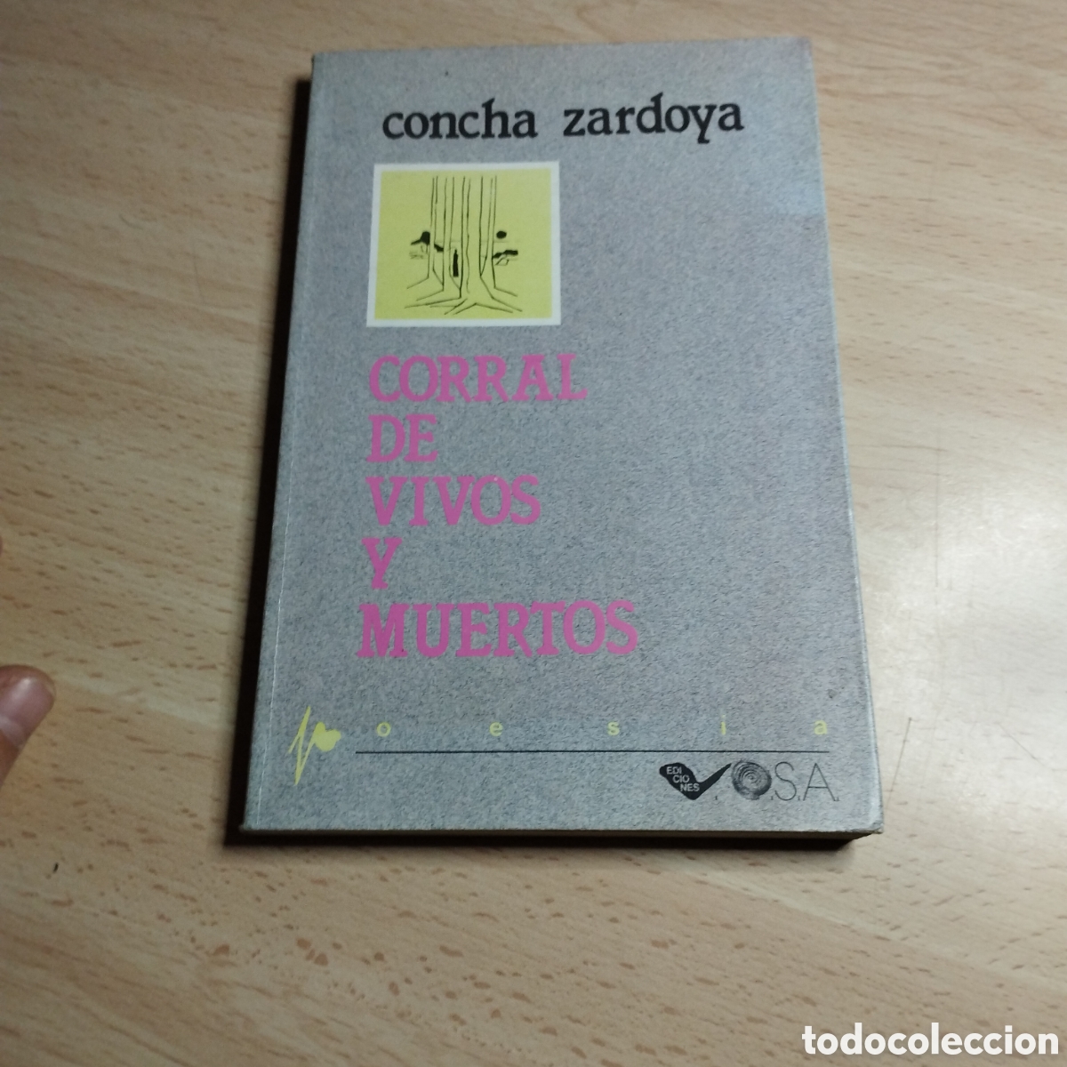 Libros de segunda mano: Corral de vivos y muertos. Concha Zardoya. 1988. Ediciones V.O.S.A