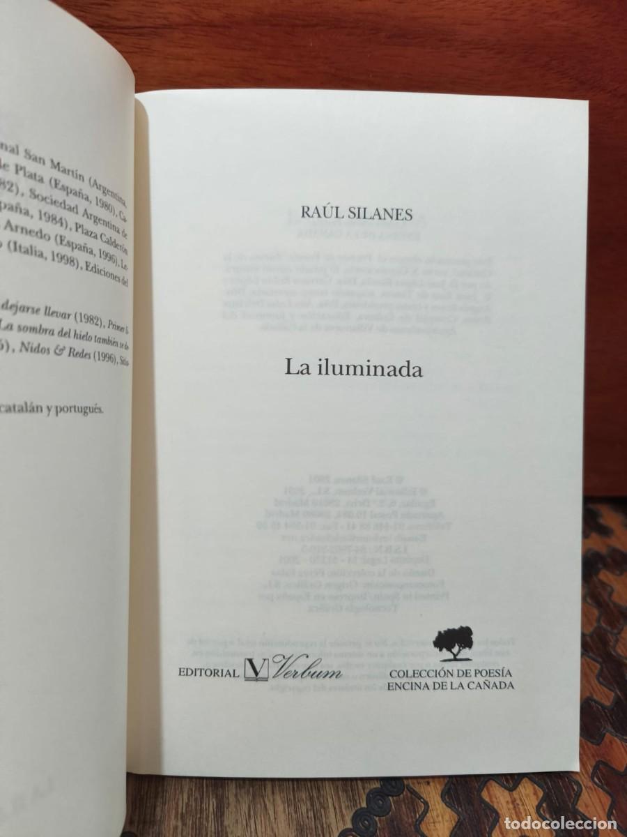 Libros de segunda mano: Ra&uacute;l Silanes - La iluminada - Editorial Verbum - 2001 - Foto 3