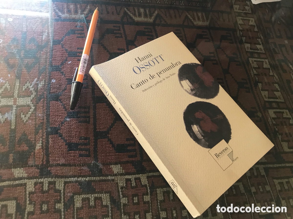 Libros de segunda mano: Canto de penumbra. Hani Ossott. Reverso voces