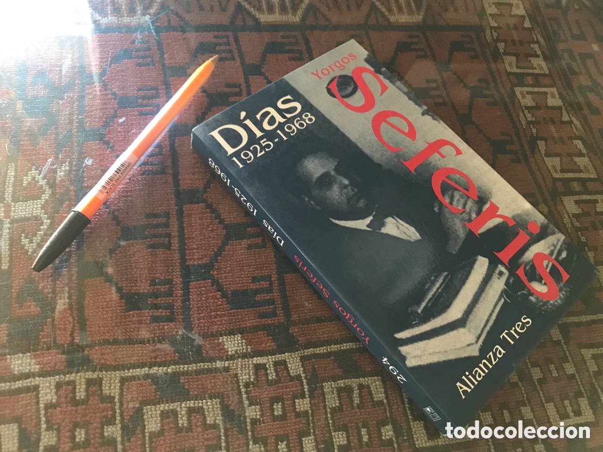 Libros de segunda mano: D&iacute;as 1925-1968. Yorgos Seferis. Alianza Tres n&ordm; 294