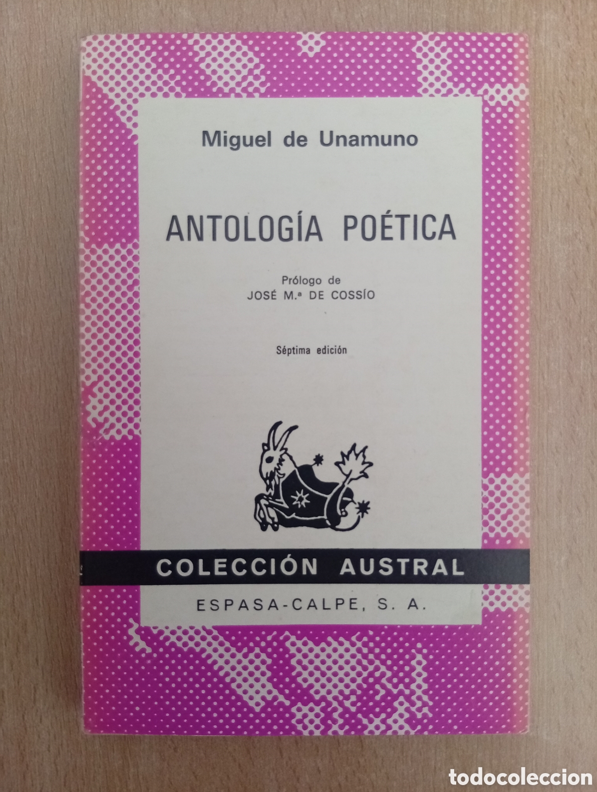 Libros de segunda mano: ANTOLOG&Iacute;A PO&Eacute;TICA. Miguel de Unamuno
