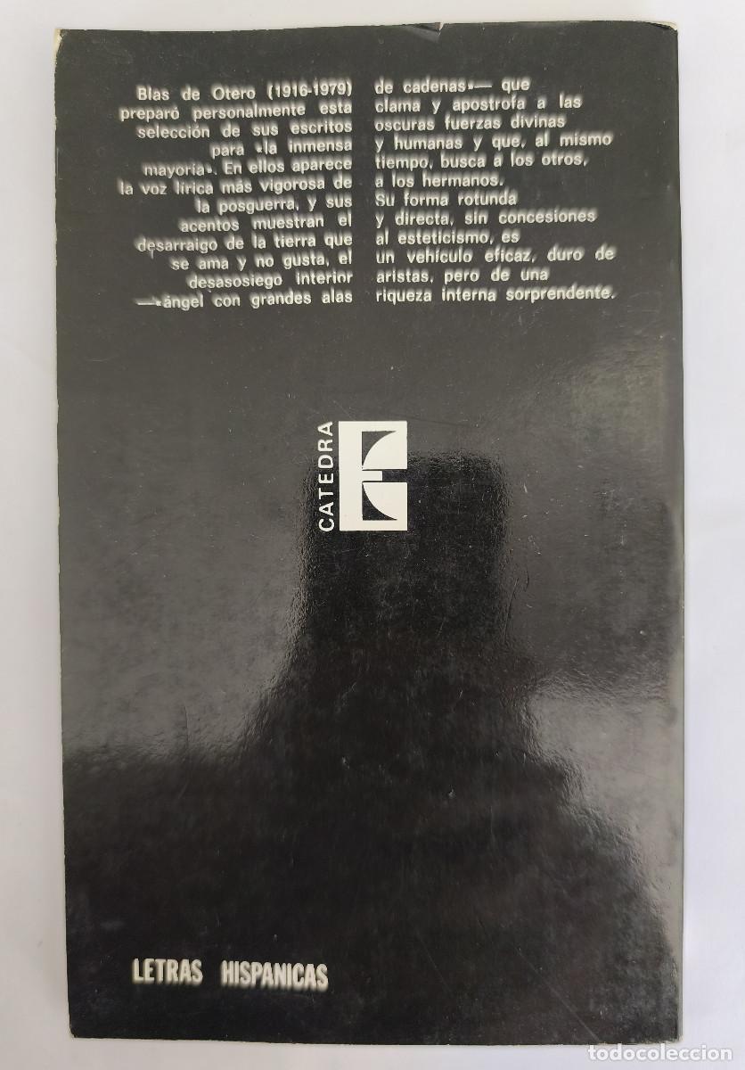 Libros de segunda mano: VERSO Y PROSA - Blas de Otero - Edit. CATEDRA 1981 - Foto 2