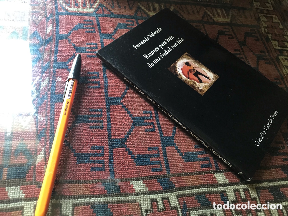 Libros de segunda mano: Razones para huir de una ciudad con fr&iacute;o. Fernando Valverde. Visor n&ordm; 556