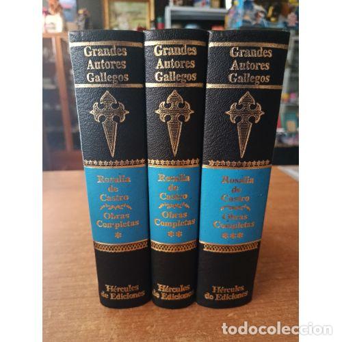 Gebrauchte B&uuml;cher: Obras Completas Rosal&iacute;a de Castro (3 Tomos) - Rosal&iacute;a de Castro - H&eacute;rcules Ediciones - Grandes Autor